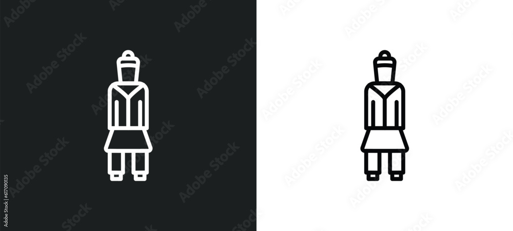 line icon in white and black colors. flat vector icon from collection for web, mobile apps and line icon in white and black colors. flat vector icon from collection for web, mobile apps and