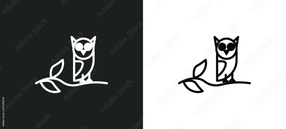 wise line icon in white and black colors. wise flat vector icon from wise collection for web, mobile apps and ui.