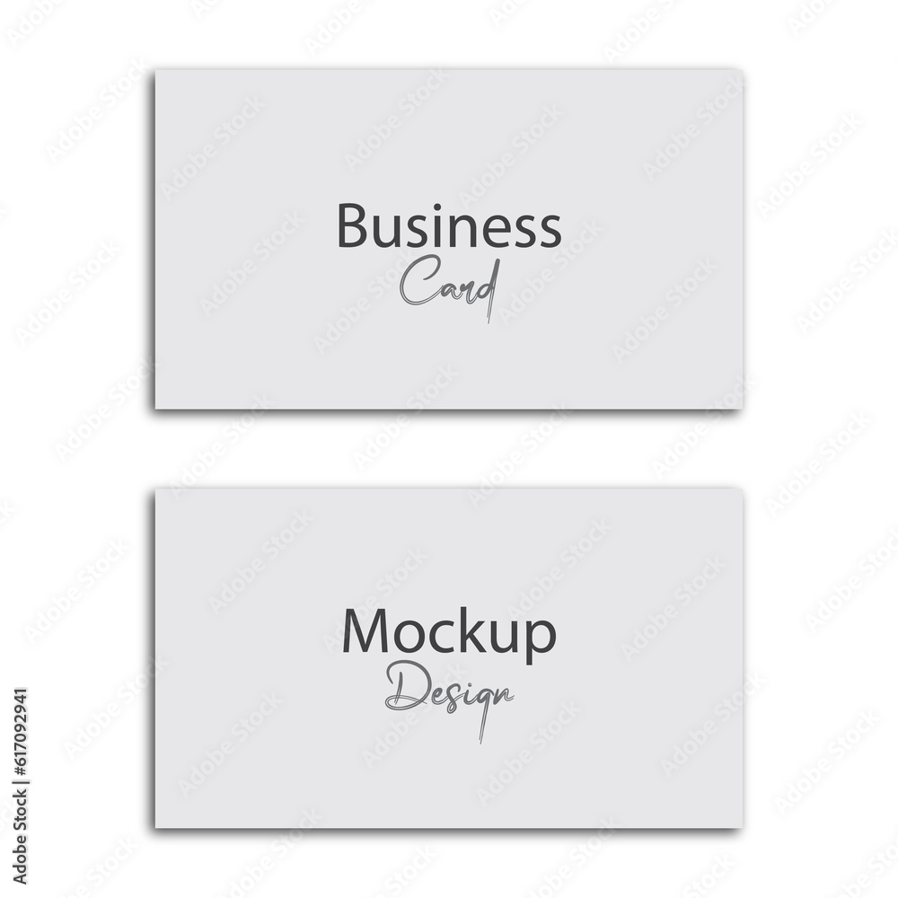 Business Card Mockup Design Business Card Mockup Design