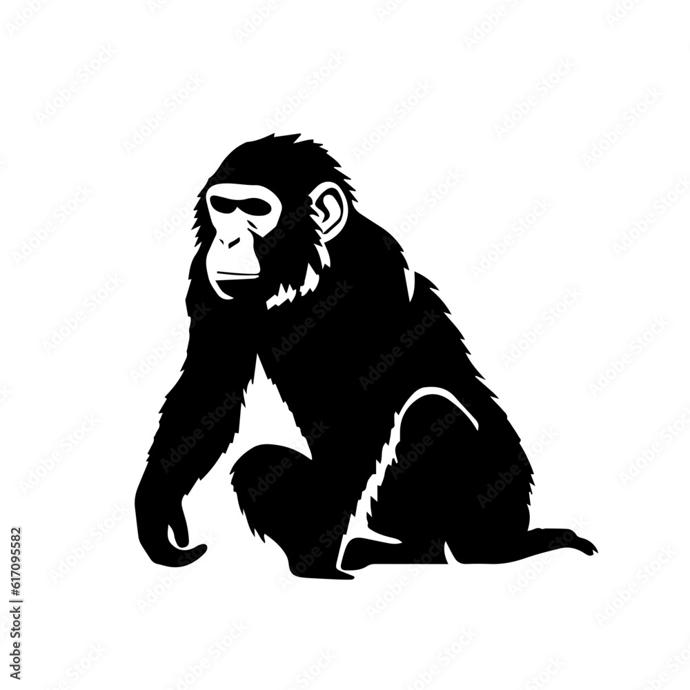monkey silhouette illustration monkey silhouette illustration