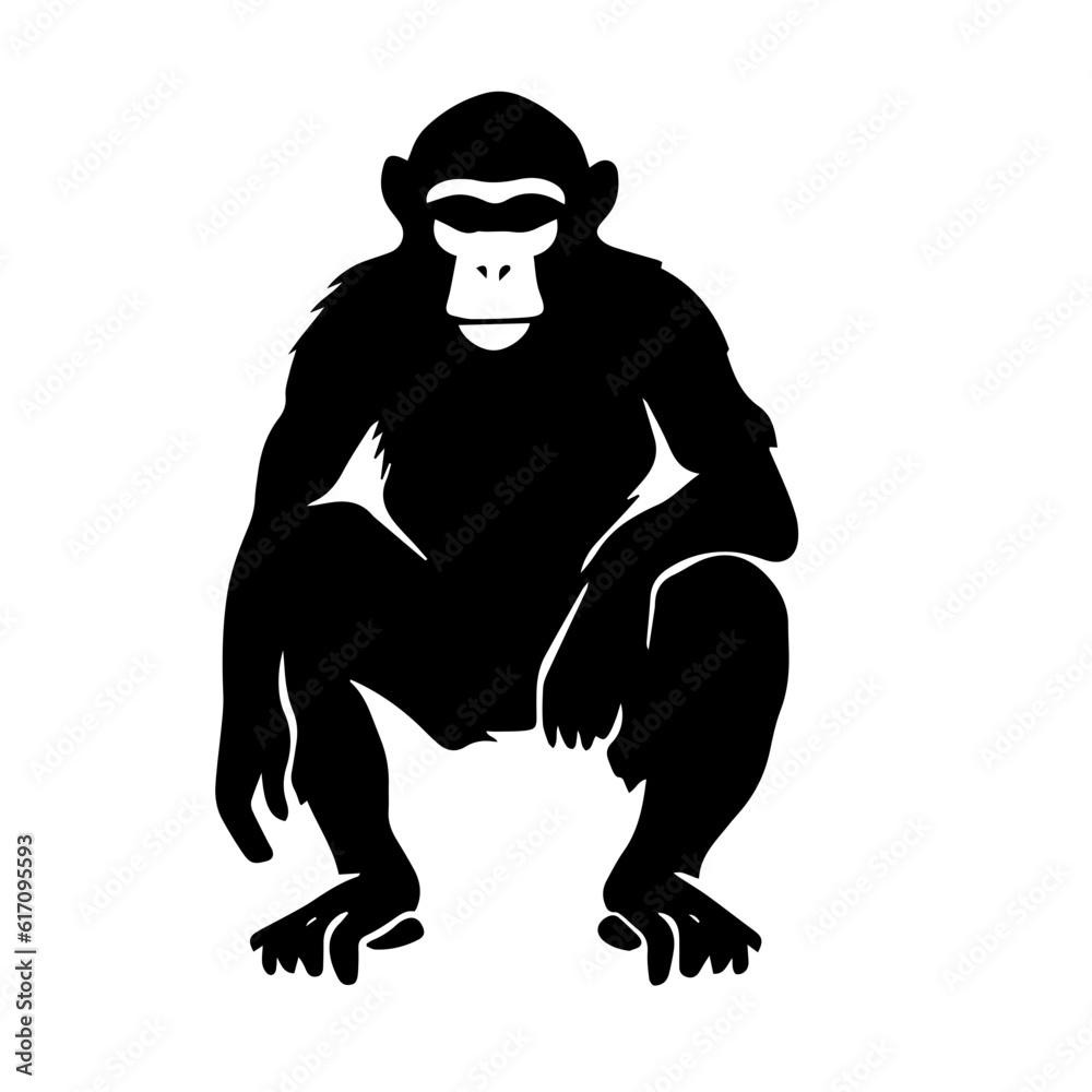 monkey silhouette illustration monkey silhouette illustration