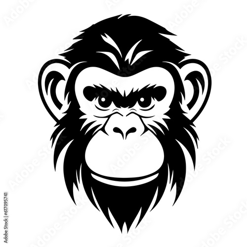 monkey silhouette illustration 