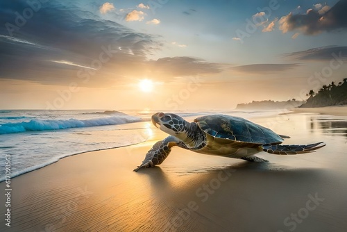 turtle on the beach © baloch