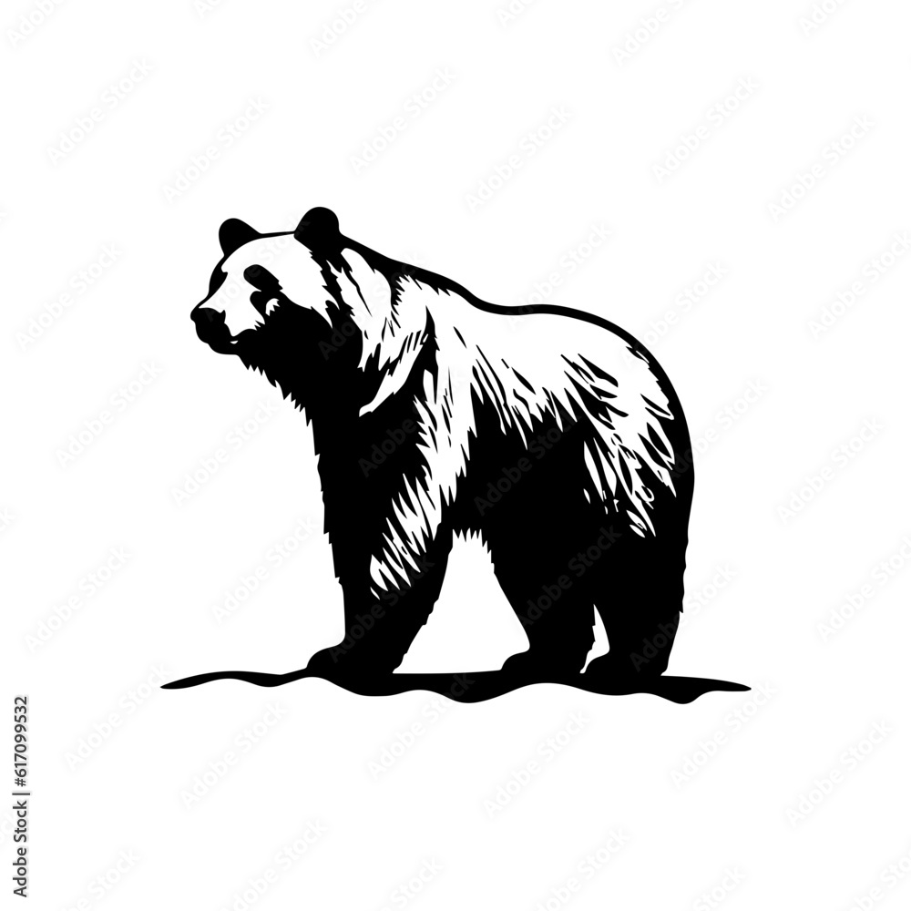 bear silhouette illustration bear silhouette illustration