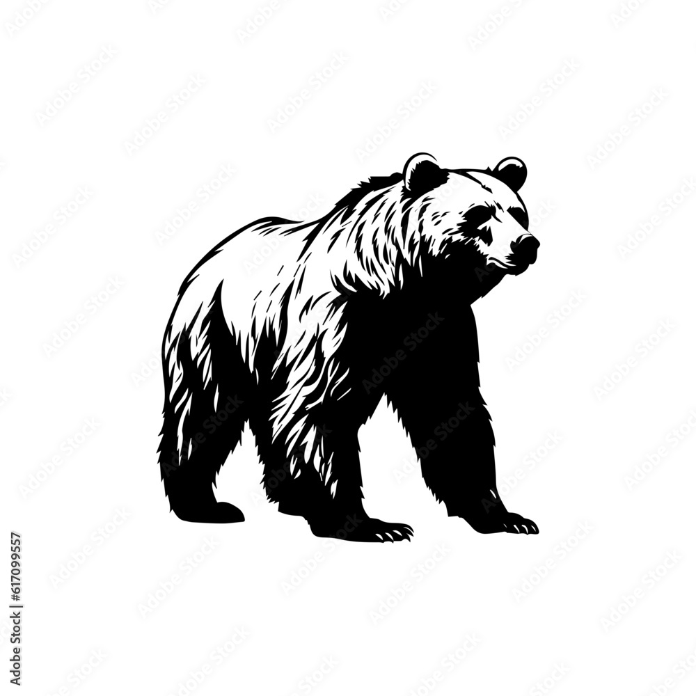 bear silhouette illustration bear silhouette illustration