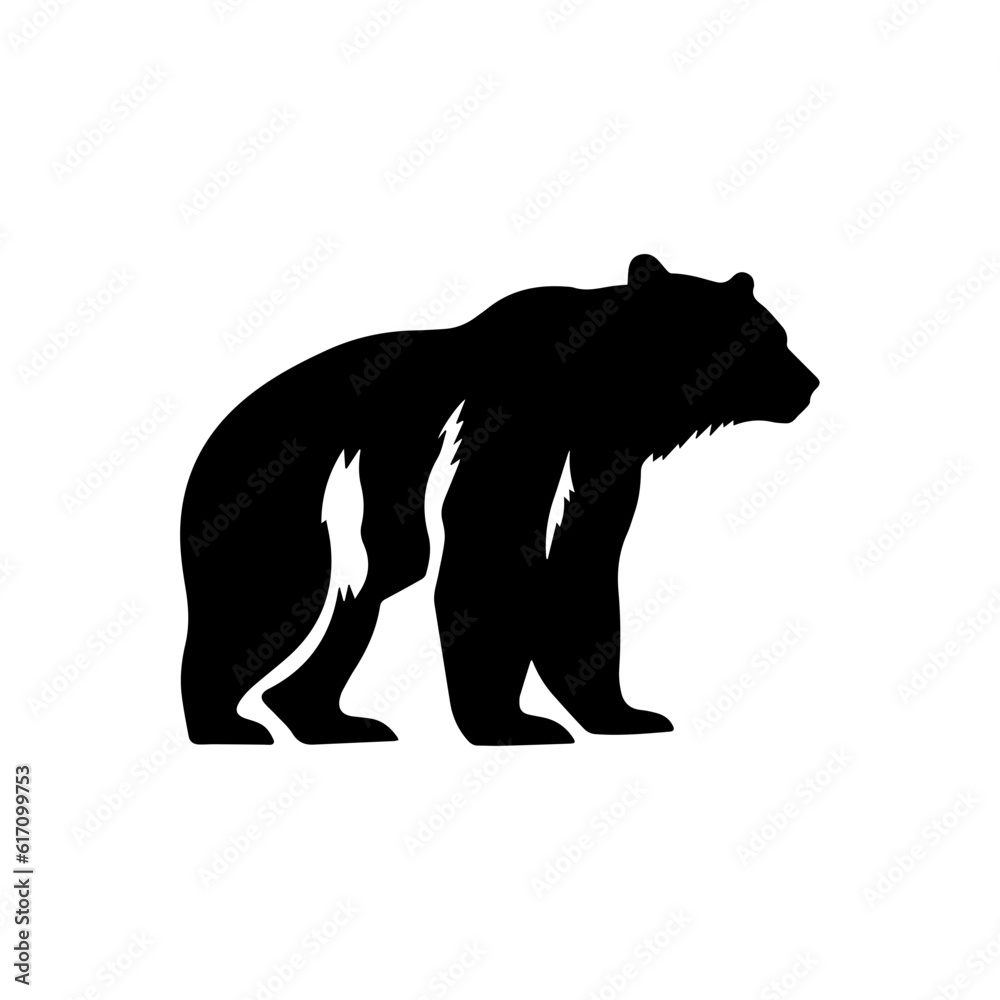 bear silhouette illustration bear silhouette illustration