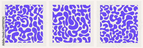 Abstract purple backgrounds, cyberpunk elements in trendy psychedelic rave style. Retrofuturistic aesthetics of the 2000s.