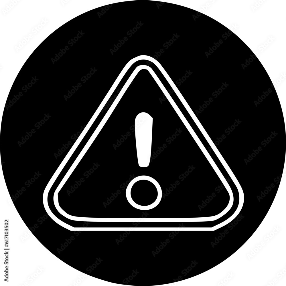 Warning attention line icon, outline vector sign, linear style sign, symbol, vector, art Warning attention line icon, outline vector sign, linear style sign, symbol, vector, art