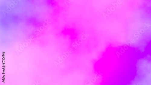 Cloudy background with pink lilac purple gradient. Soft textured paper, fluffy backdrop for banner, poster, cover, web header, presentation design. Smooth bright colors transition. Ethereal fantasy