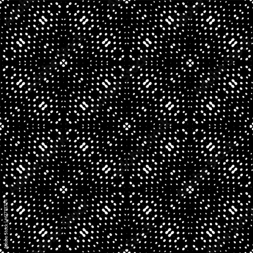 Geometric pattern in ethnic style. Seamless background  with  abstract shapes. Black and white wallpaper. Abstract background  with Repeating pattern for decor  textile and fabric.