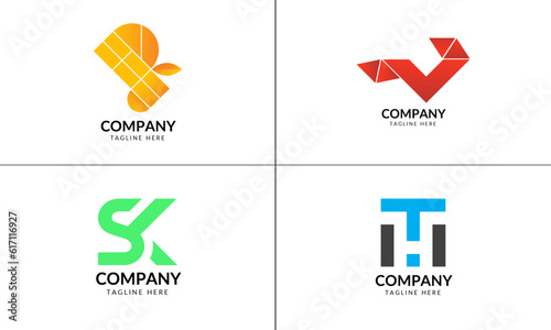 Set of logos for web design
