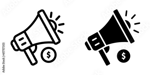 Promotion icon. sign for mobile concept and web design. vector illustration