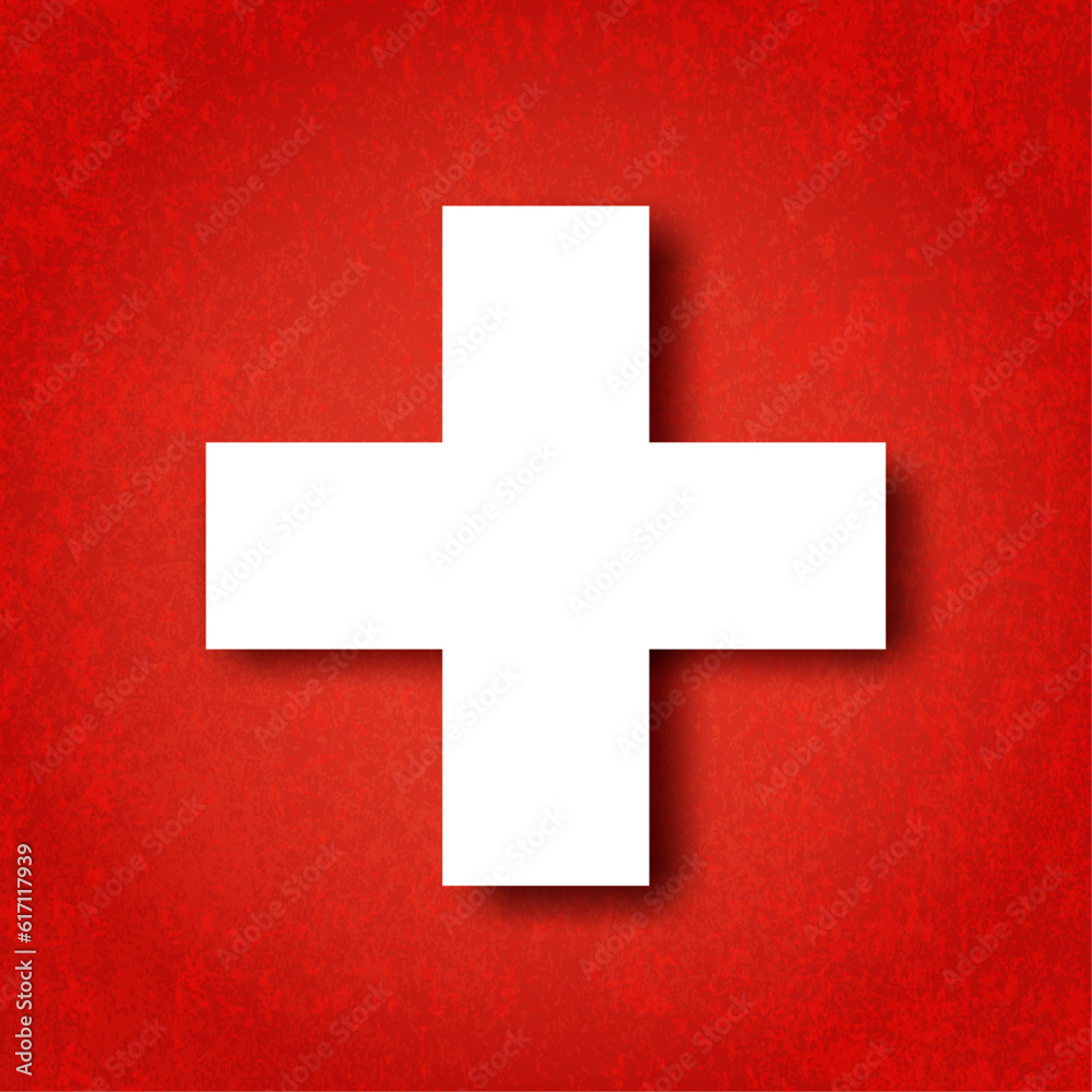 Swiss National Day greeting card. Vector banner with the grunge flag of Switzerland. August 1 - important day.
Swiss National Day greeting card. Vector banner with the grunge flag of Switzerland. August 1 - important day.