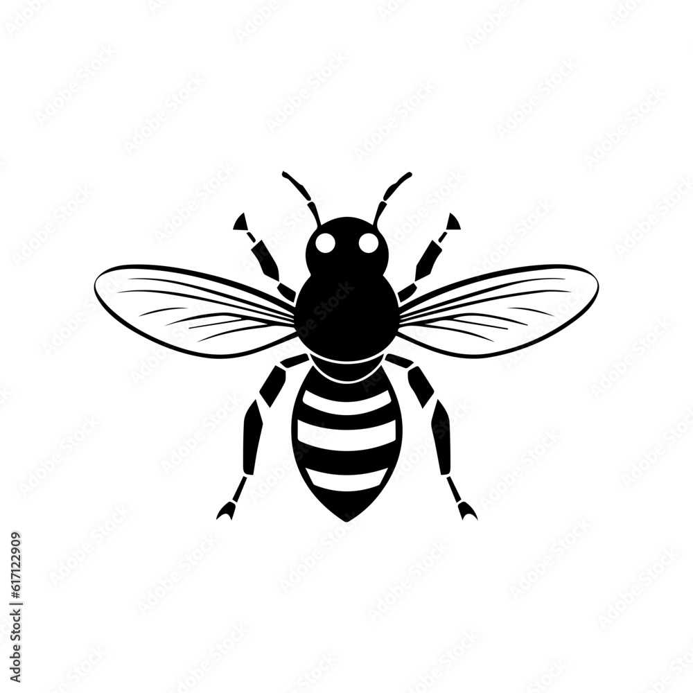 bee silhouette illustration bee silhouette illustration