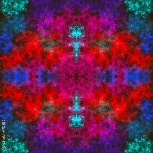 Geometric surface seamless pattern, mandala