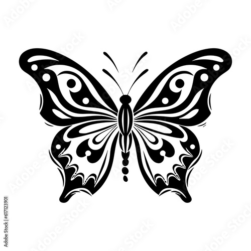 butterfly silhouette illustration 