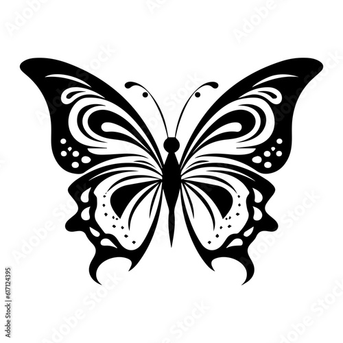 Butterfly silhouette illustration