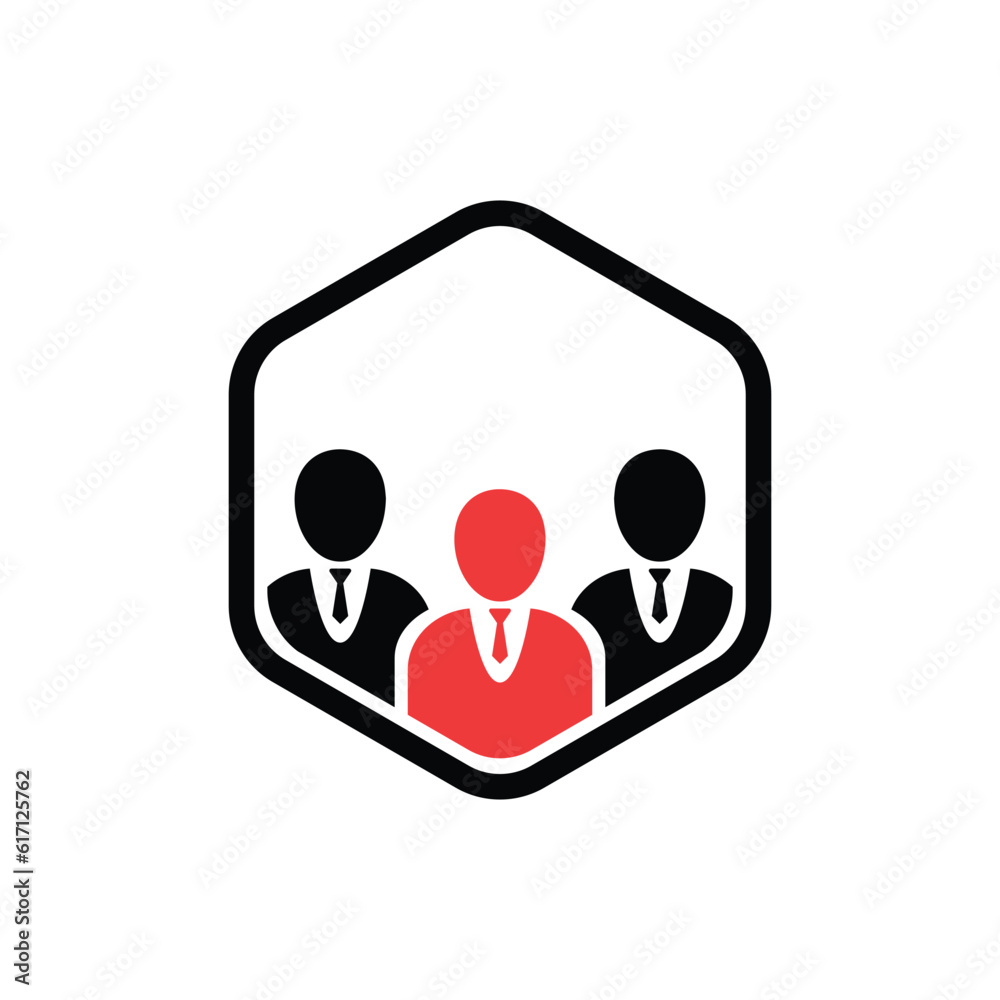team work connect like together logo. concept of individual company workforce or employment and finding talent. flat simple trend modern searching job hexagon logotype graphic design isolated on white team work connect like together logo. concept of individual company workforce or employment and finding talent. flat simple trend modern searching job hexagon logotype graphic design isolated on white