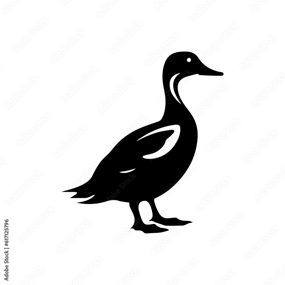 Duck silhouette illustration Duck silhouette illustration