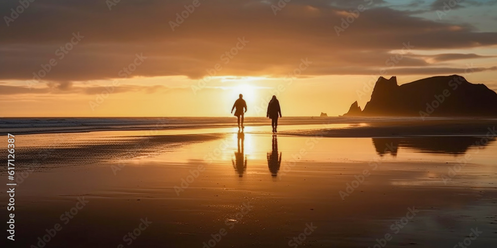 People relaxing in outdoor activities - Generative AI People relaxing in outdoor activities - Generative AI