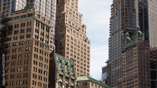 Buildings in lower Manhattan New York