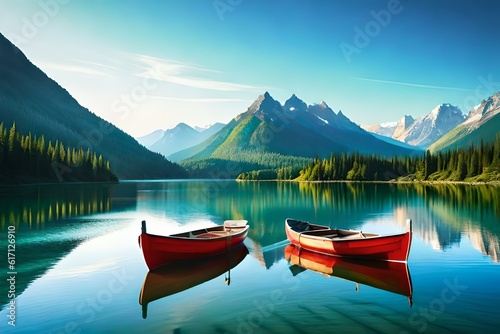 canoe on lake © Matthew