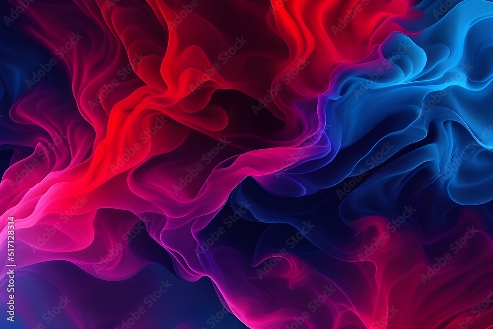 Mesmerizing Smoky Flow Gradient: Burgundy to Electric Blue to Fiery Crimson Red Background Mesmerizing Smoky Flow Gradient: Burgundy to Electric Blue to Fiery Crimson Red Background