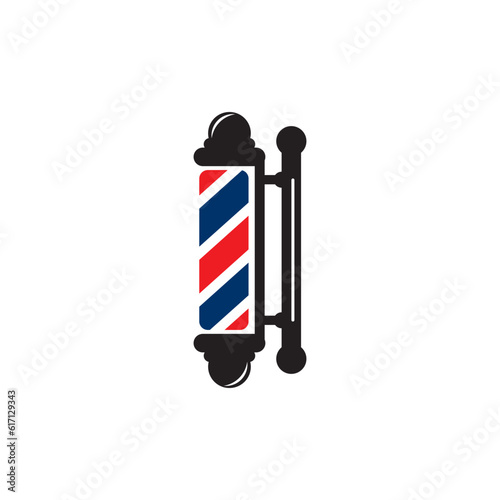 Barber logo icon,illustration design template vector.