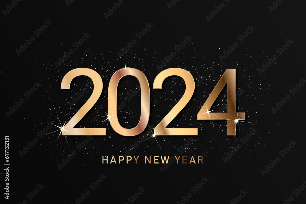 2024 - happy new year - best wishes 2024 background