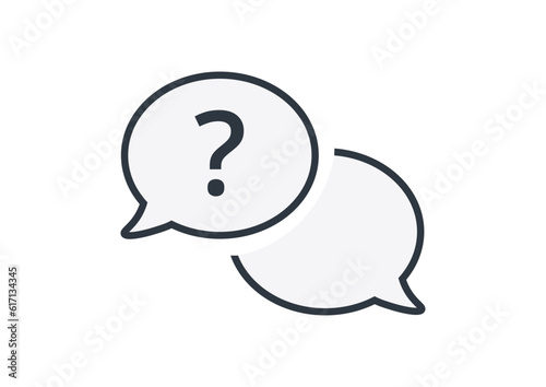 Questions and Comments Symbol. 
