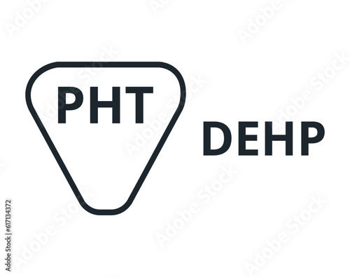 Contains or Presence of Phthalates bis Symbol.
