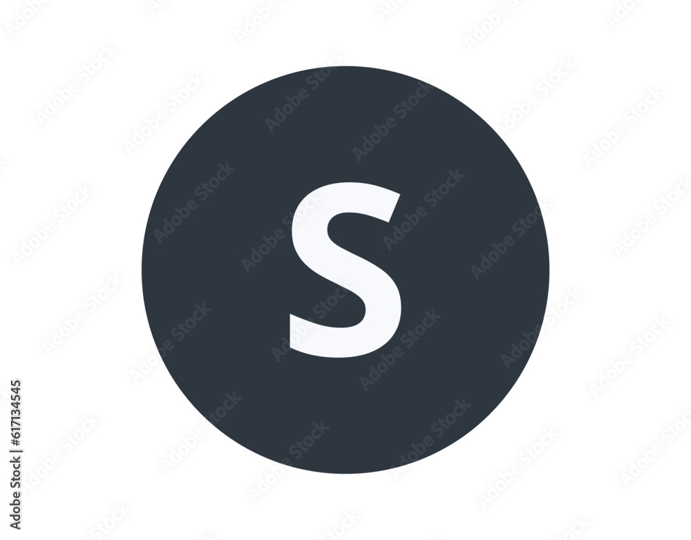 Isolated Sulfur Chemical Element in a Circle
Isolated Sulfur Chemical Element in a Circle