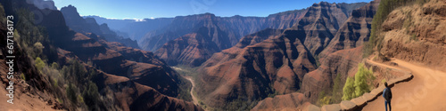 Waimea Canyon State Park Hawaii - Generative AI