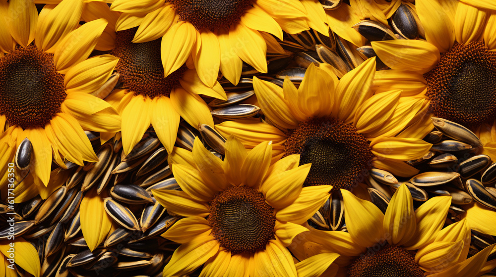 sunflowers in the garden sunflowers in the garden