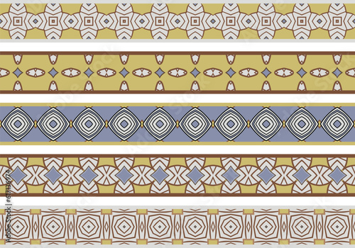 Seamless decorative borders