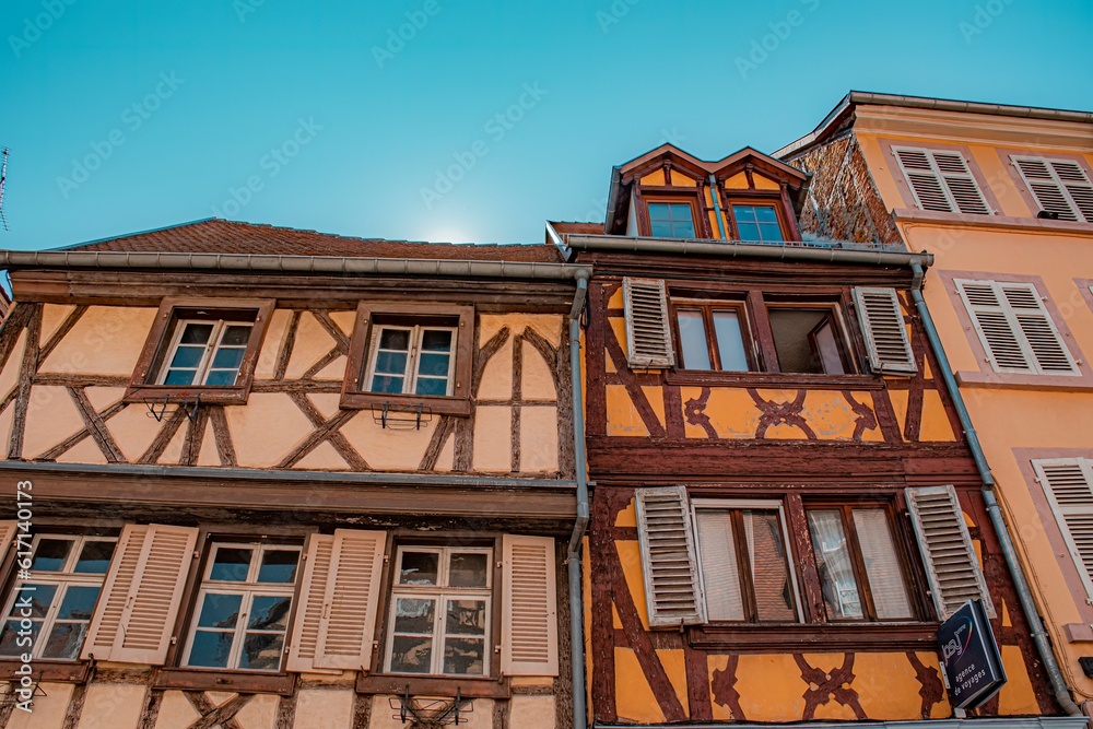 old houses in the town