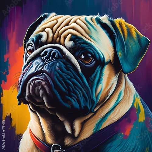 french bulldog drawing