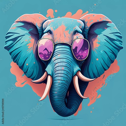 cool elephant sticker