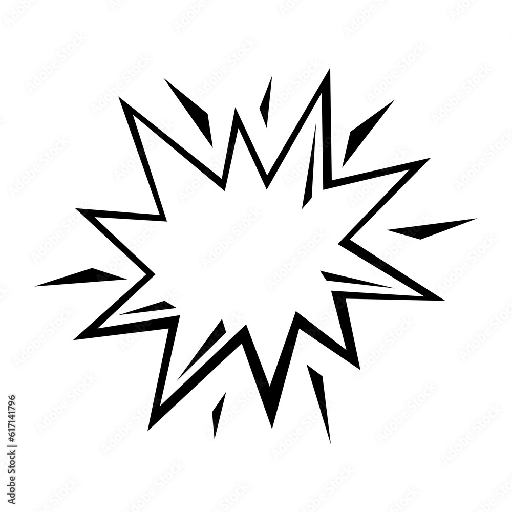 Illustration of cartoon explosion. Pop art creative image. Illustration of cartoon explosion. Pop art creative image.