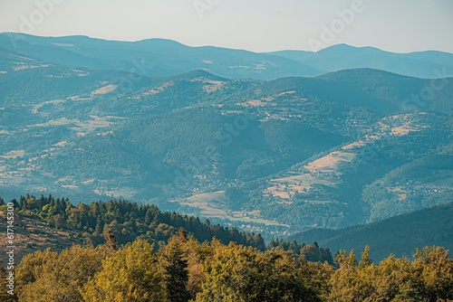 view from the top of the mountain