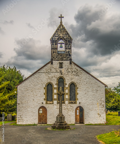 ST. Michael & All Saints church,  Talley, Wales, UK photo