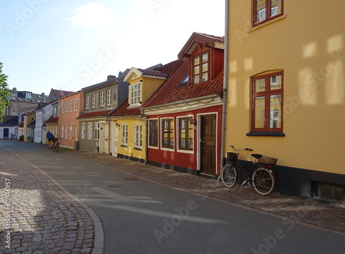 Aalborg Farbige Häuser