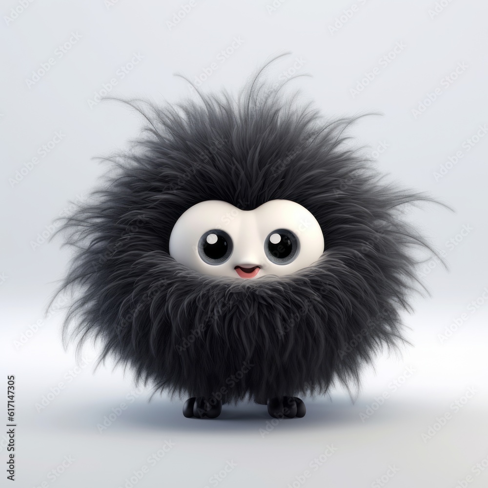 Cute Cartoon Fluffy Creature