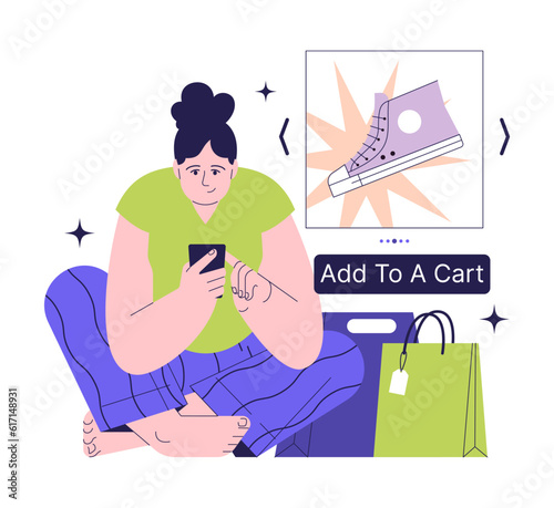 Business using social media. Digital promotion. Website or brand