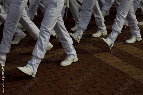 legs of people military