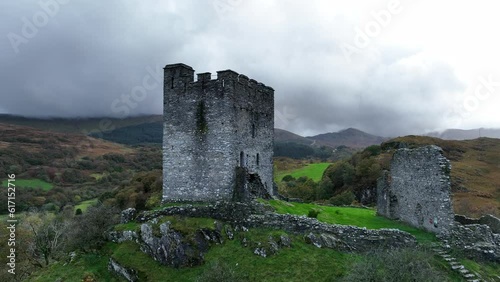 ruins of welsh castle Dolwyddelan photo