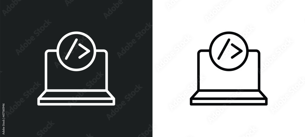 closing line icon in white and black colors. closing flat vector icon from closing collection for web, mobile apps and ui. closing line icon in white and black colors. closing flat vector icon from closing collection for web, mobile apps and ui.