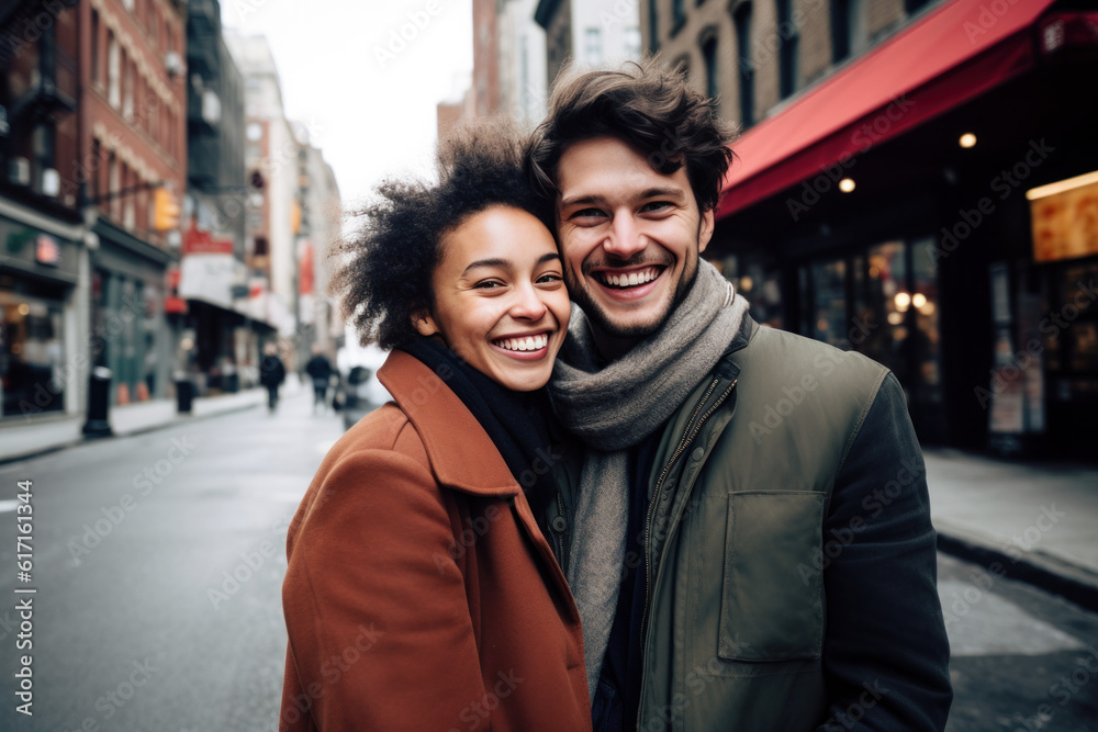 Beautiful couple spending time together Beautiful couple spending time together
