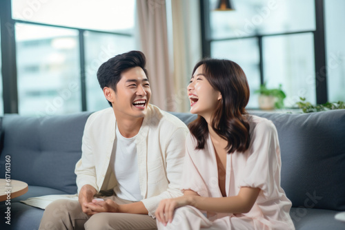 Beautiful couple spending time together