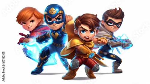 superheros illustration 